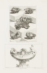 Differenti disegni di saliere, pl. 63 in Oeuvre de Juste-Aurèle